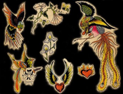 Эскизы татуировок птиц, татуировка колокольчик, флеш тату сердца, жарптица