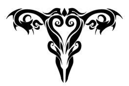 Эскизы интимных татуировок и рун похоти Womb Tattoo, Inmon
