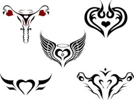 Эскизы интимных татуировок и рун похоти Womb Tattoo, Inmon