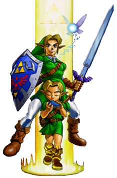 Эскиз для татуировки по мотивам компьютерной игры The Hyrule Fantasy The Legend of Zelda